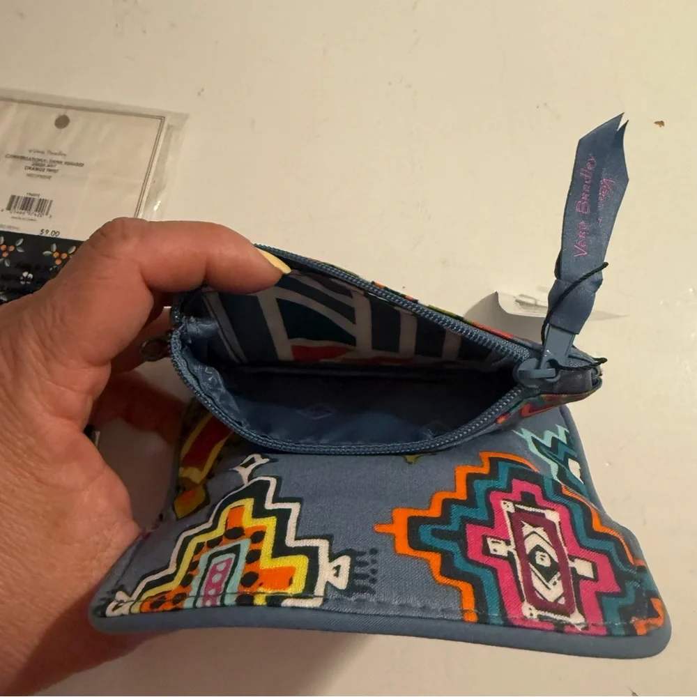 Vera Bradley Drink Hugger and Pouch combo